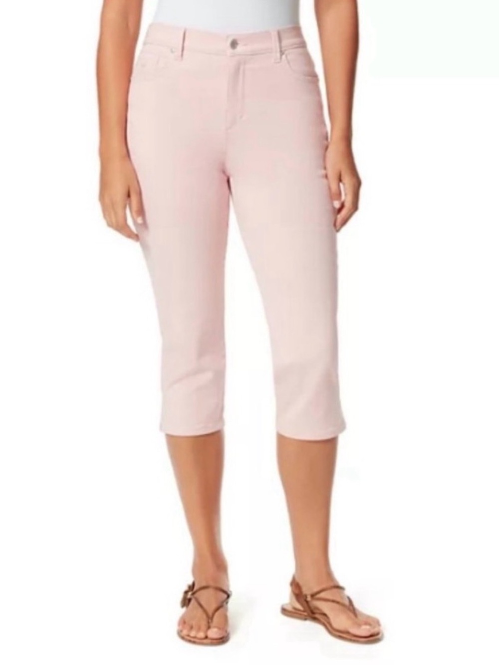 Gloria Vanderbilt Amanda Capri Jeans Size 18 Pink